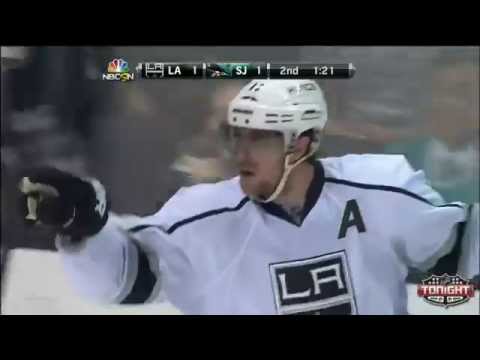 Anze Kopitar goal. Los Angeles Kings vs San Jose Sharks, Game 7, Round 1 - 04/30/2014