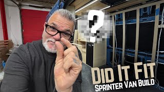 Did The BIGGEST CABINET Fit As Planned? No More Room! VAN BUILD
