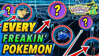 EVERY Pokémon in Pokemon Legends Z-A