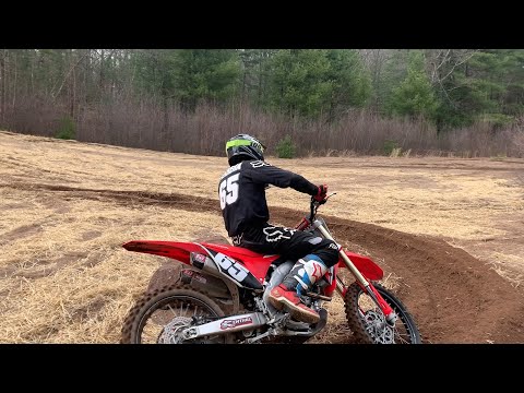 2019 CRF250R Dual Yoshimura Exhaust First Ride