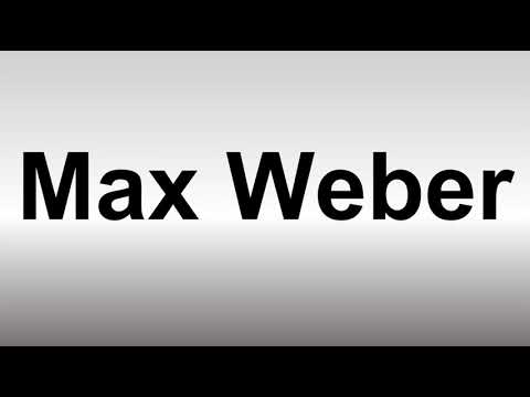 How to Pronounce Max Weber