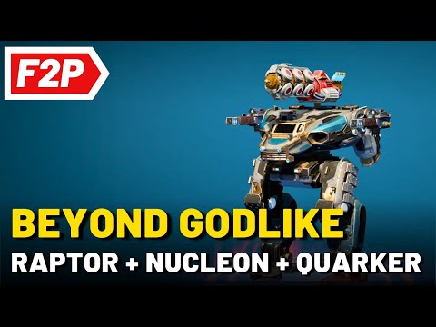Raptor Nucleon Quarker - War Robots Gameplay (No Commentary) WR F2P