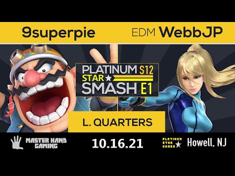 PSS S12:E1 - 9superpie (Wario) vs EDM | WebbJP (Zero Suit Samus) - L Quarterfinals