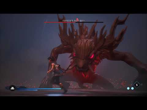 Kena - Corrupt Rot God FINAL boss fight - Expert difficulty