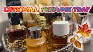 LATE FALL PERFUME TRAY #2 #fragrancefriday #perfume #fallperfume