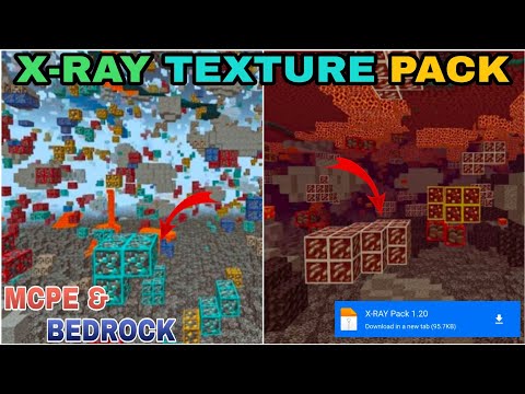 🔥 Ultimate X-Ray Texture Pack for Minecraft PE 1.20! 💎