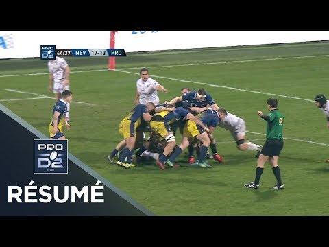 PRO D2 - Résumé Nevers-Provence Rugby: 43-13 - J18 - Saison 2019/2020