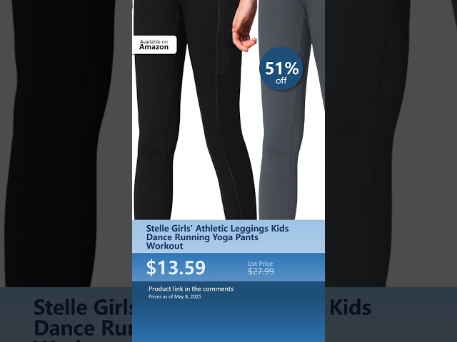 Vídeo relacionado con Essenclo Girls Athletic Leggings Yoga Pants w/Sleeveless Crop Tank Tops for Kids Workout Cheer Dance Run Sizes 3-16, 5pc Set - E2110 - Set-4-7-8