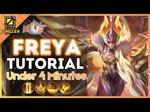 4-Minute Freya Tutorial in the Jungle || (MLBB S38) 2025