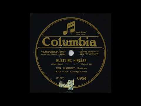 "Hustling Hinkler" (1928) - Len Maurice