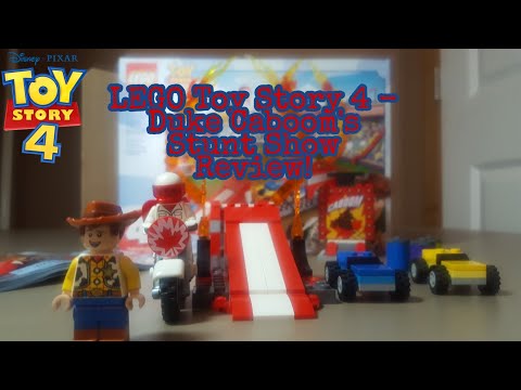 LEGO Toy Story 4 Duke Caboom's Stunt Show Review! Set 10767!
