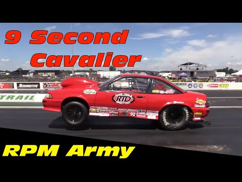 Thumbnail for 9 Second Chevy Cavalier Lucas Oil Drag Racing Series | Wheelstand by Chevy Cavalier
