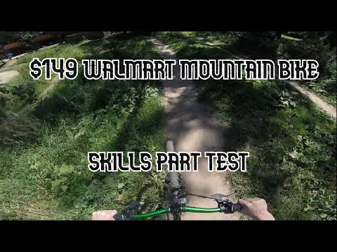 Skills Park on $149 Walmart Mountain Bike