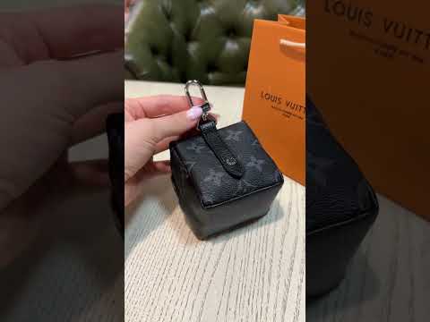 Мини сумочка Луи Вюиттон темно-серая с логотипом - фото 1 - id-p2283956818