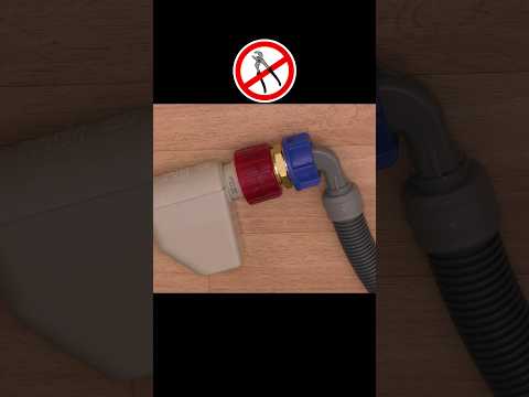 Aquastop + Doppelnippel = Verlängerung #howto #Zulaufschlauch #Waschmaschine #Geschirspüler