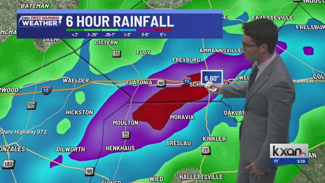 Significant rainfall in parts of Central Texas, active pattern continues | KXAN Weather Forecast (Ap