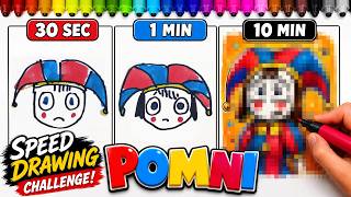 Pomni Drawing Challenge | Can I Draw in 40 seconds ?