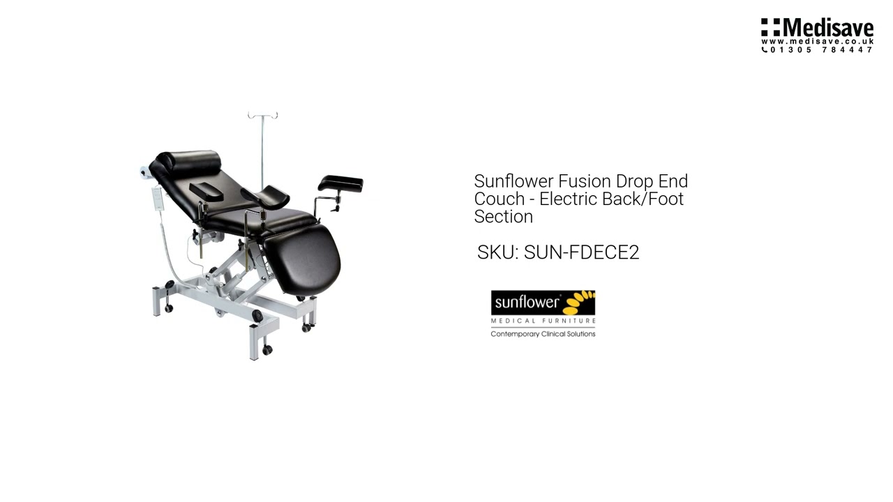 Sunflower Fusion Drop End Couch Electric Back Foot Section SUN FDECE2