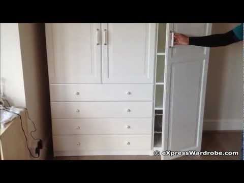 4 drawers 2 doors wardrobe design