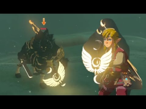 Fighting the Moon Slayer Lynel (Breath of the Wild)