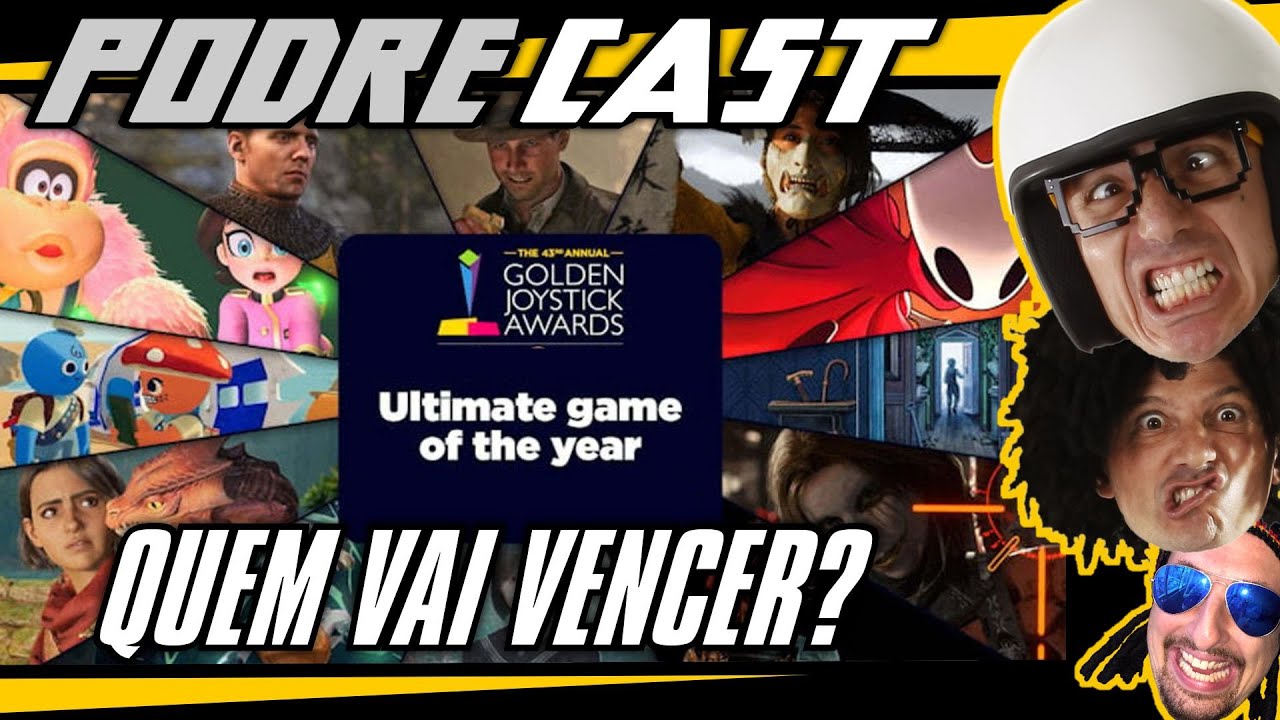 🚨🎮 Quem achamos que vai GANHAR o Golden Joystick Awards 2025? E Você? PODREcast 65 #podcast