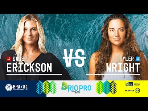 Sage Erickson vs. Tyler Wright - Quarterfinals, Heat 3 - Oi Rio Women's Pro
