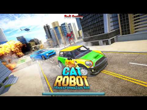 Cat Robot Car Game - Car Robot War - Android Gameplay