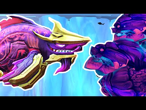 New Abyssal Shark VS Three New Space Momma Bosses