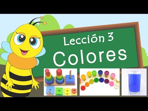 Aprendiendo los colores. Lección 3. Video educativo para niños (Desarrollo infantil temprano). Video