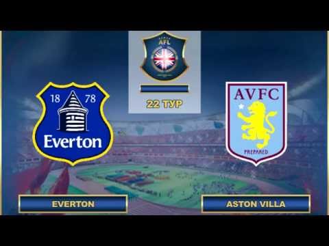 AFL. England. Premier League. 22 Tour. Everton - Aston Villa