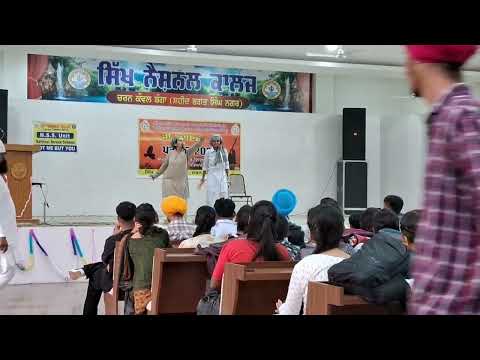 SN college banga art's group Performed skit ( bhand ) We won the third prize