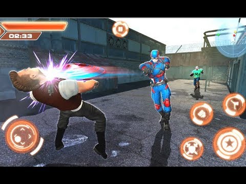 Super Hero Captiain Rescue Mission | Flying Captain Superhero Battle - Android GamePlay