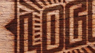 Photoshop Tutorial: Wood Brand!  How to Burn an Image into Wood