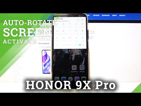 Rotate Display – HUAWEI Honor 9x Pro and Auto-Rotation Option