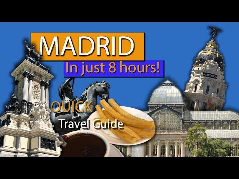 Things to do in MADRID in a day | 8 hour layover