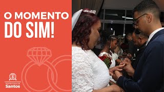 #AMOR - 11° Casamento Comunitário celebrou o amor de munícipes santistas