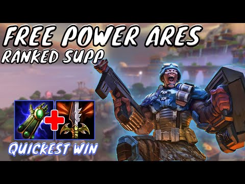 THIS IS WHY YOU BAN ARES | Smite Season 8 Ranked Conquest | See, I can play support..