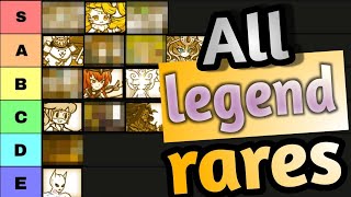 All Legend Rares ranked | Battle cats