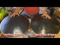 Rav Vast / Frog Drum Comparison . A Integral and G Pygmy .