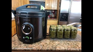 Pressure Canning Green Beans in the Presto Digital Canner