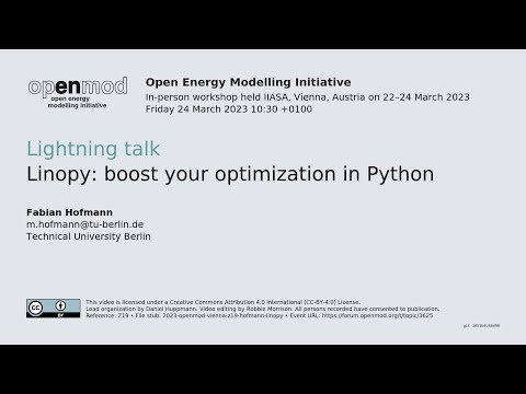 Linopy Boost Your Optimization In Python
