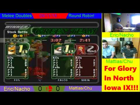 FGINI IX - Melee Doubles - Round Robin! - Eric & Nacho vs Matthias & Chu
