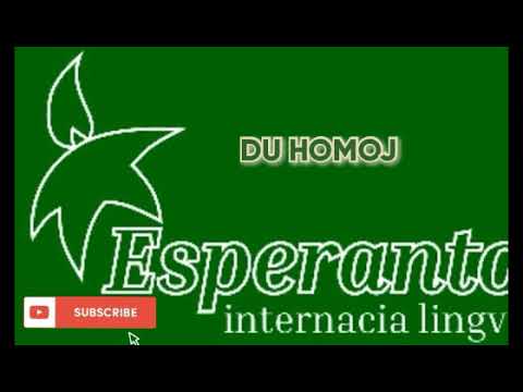 Esperanto music * DU HOMOJ*  PERSONE