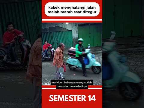 GRANDPA BLOCKING THE ROAD BUT GOT ANGRY WHEN REPREHENSIONED #shorts