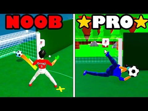 FROM GK NOOB TO PROFESSIONAL GOALKEEPER IN ROBLOX'S REALISTIC STREET SOCCER
