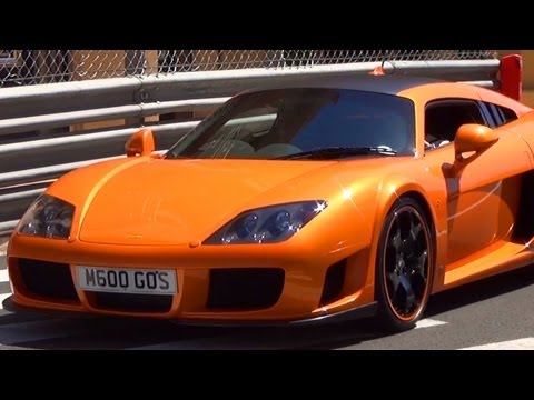 Noble M600 loud Revving + Drive by Exhaust Sounds - Exotic Supercar sound in Monaco