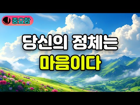 자신의 정체를 모르고 살기에 괴로운 것이다 | 당신의 정체는 마음이다. 의식은 두 종류이다. 생멸심과 진여심. 인간의 본질 탐구!!! 부처님말씀.