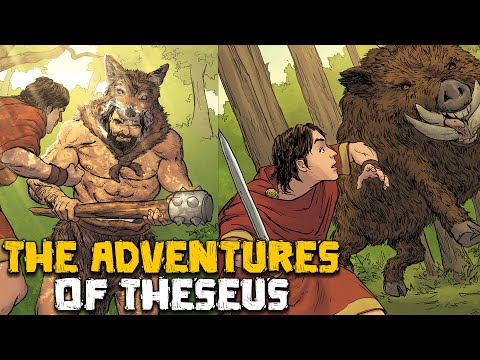 The Adventures of Theseus - 2/3 - Greek Mythology in Comics - See U in History / Mythology