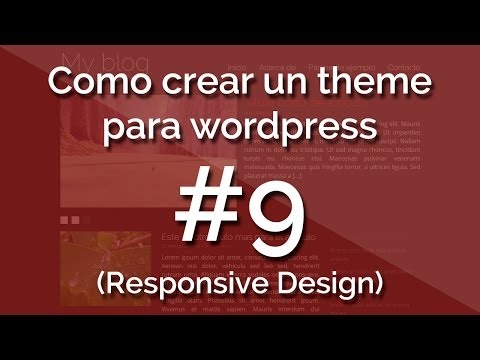 Curso Como crear un theme para wordpress con Responsive Design 1 Introducción