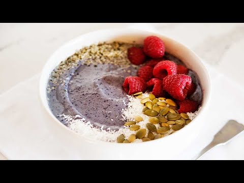 Blueberry Avocado Smoothie Bowl Recipe